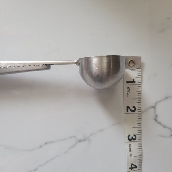 NWT Threshold Coffee Scoop and Clip Silver - Picture 4 of 5